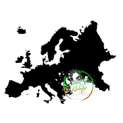 Aufkleber Europakarte