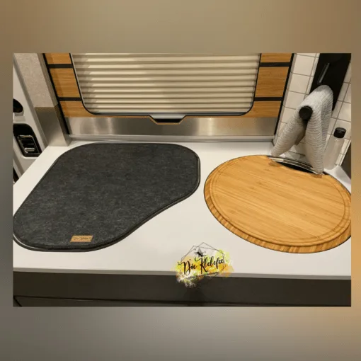 Glasplatten Abdeckhaube aus Filz passend für einen Hymer ML T 570 – Bild 2